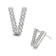 fashion diamond DIY letter earrings wholesalepicture64