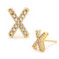 fashion diamond DIY letter earrings wholesalepicture67