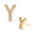 fashion diamond DIY letter earrings wholesalepicture69