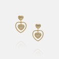 fashion zircon hollow heartshaped goldplated earringspicture15