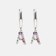 fashion style mixed color letter earrings wholesalepicture14