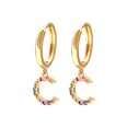 fashion style mixed color letter earrings wholesalepicture17