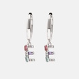 fashion style mixed color letter earrings wholesalepicture22