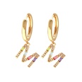 fashion style mixed color letter earrings wholesalepicture37