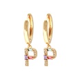 fashion style mixed color letter earrings wholesalepicture43