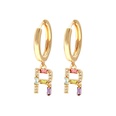 fashion style mixed color letter earrings wholesalepicture47