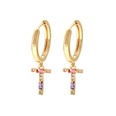 fashion style mixed color letter earrings wholesalepicture51