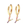 fashion style mixed color letter earrings wholesalepicture61