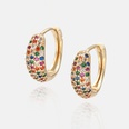 fashion goldplated color zircon earrings wholesalepicture18