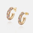 fashion simple goldplated color zircon earringspicture15