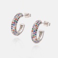 fashion simple goldplated color zircon earringspicture17