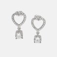 fashion goldplated fourclaw zircon hollow heart earringspicture13