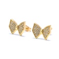 fashion goldplated zircon bows earringspicture12