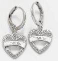 Korean heartshaped copper necklace earrings setpicture17