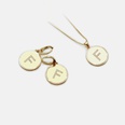 fashion zircon pendant necklace earrings setpicture49