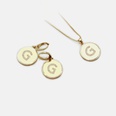 fashion zircon pendant necklace earrings setpicture51
