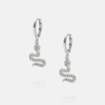 fashion goldplated zircon creative snake earringspicture12