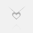 fashion diamond heartshaped pendant necklacepicture13