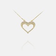 fashion diamond heartshaped pendant necklacepicture14