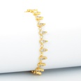 fashion geometric full diamond zircon copper bracelet setspicture29