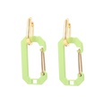 Korean color pin paper clip copper earringspicture25