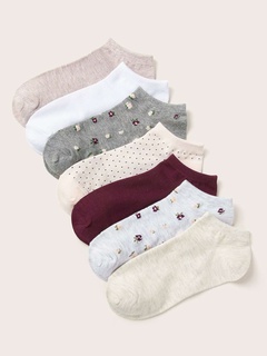 chaussettes de costume kapok simples 7 paires