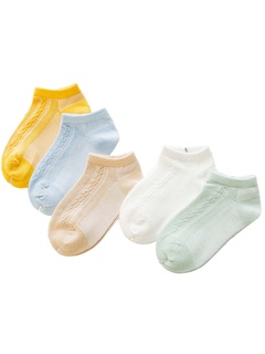 Cute breathable mesh children's socks 5 pairs