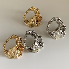 Nihaojewelry Fashion Irregular Hollow Stud Earrings Wholesale Jewelry