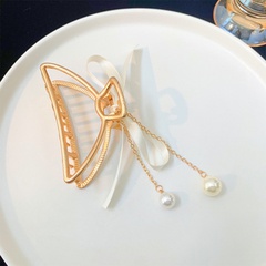 wholesale accessories bowknot pearl tassel catch clip Nihaojewelry