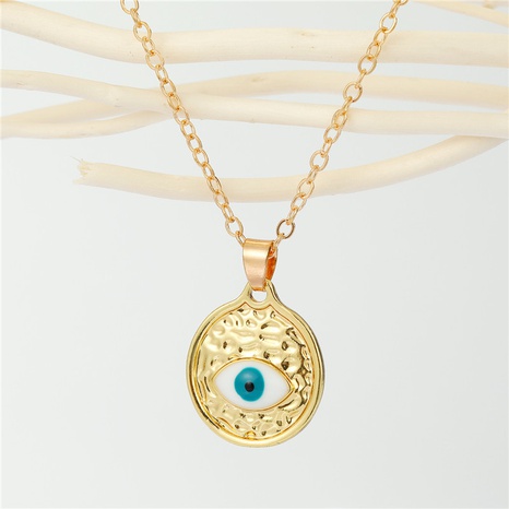 Nihaojewelry fashion devil's eye water drop necklace Wholesale jewelry's discount tags