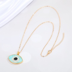 Nihaojewelry creative devil eye clavicle chain necklace Wholesale jewelry