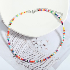 Nihaojewelry bijoux en gros bohème perles faites à la main chaîne courte de la clavicule