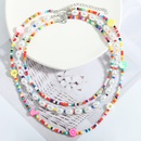 Nihaojewelry Grohandel Schmuck Bhmische farbige Perlen weiche Keramik Fruchtperle mehrschichtige Schlsselbeinkettepicture24