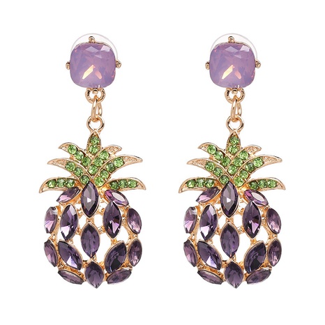 Nihaojewelry wholesale jewelry new pineapple geometric diamonds earrings's discount tags