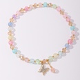 Wholesale Jewelry Transparent Color Beaded Butterfly Pendant Necklace Nihaojewelrypicture13