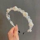 Nihaojewelry korean style pearl thin side metal headband wholesale jewelrypicture4