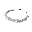 Nihaojewelry korean style pearl thin side metal headband wholesale jewelrypicture8
