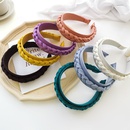Nihaojewelry Korean style solid color cloth braided widebrimmed headband wholesale jewelrypicture20