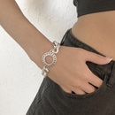 Nihaojewelry wholesale jewelry simple alloy geometric ring chain braceletpicture17