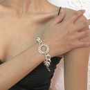 Nihaojewelry wholesale jewelry simple alloy geometric ring chain braceletpicture21