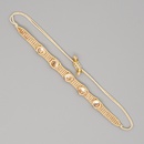 Nihaojewelry wholesale jewelry diamondstudded rose gold multilayered Miyuki beads bracelet  NHGW383944picture9