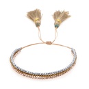 Nihaojewelry wholesale jewelry fashion devils eye rivet Miyuki beads rose gold multilayered bracelet NHGW383946picture10