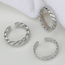 Nihaojewelry wholesale jewelry retro titanium steel carved open couple ringpicture12