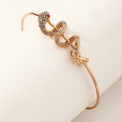 Nihaojewelry bijoux en gros nouveau style bracelet en forme de serpent en diamant