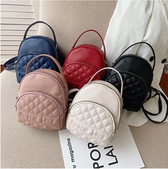 Wholesale Solid Color Soft Embroidery Thread Lingge Backpack Nihaojewelry
