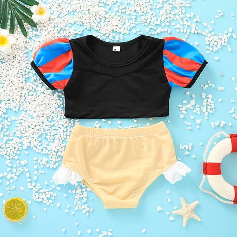 wholesale children's pullover swimsuit two-piece suit nihaojewelry  NHLF384499's discount tags