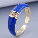 Nihaojewelry Grohandel Schmuck Mode echt vergoldet eingelegter Zirkon offener Ringpicture6