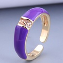 Nihaojewelry Grohandel Schmuck Mode echt vergoldet eingelegter Zirkon offener Ringpicture9
