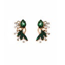wholesale jewelry rhinestone hit color alloy water drop geometric creative earrings Nihaojewelrypicture7