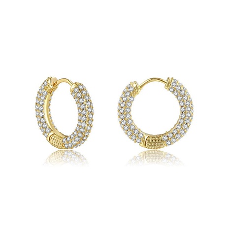 wholesale jewelry full diamond circle zircon fashion earrings Nihaojewelry's discount tags
